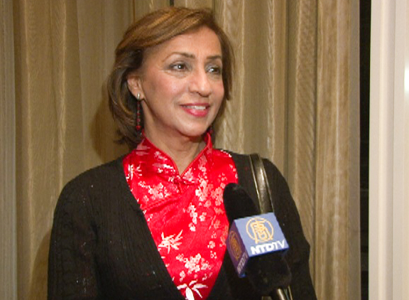 Filmmaker Vera Chawla discussed what impressed her after seeing Shen Yun Performing Arts at the Kennedy Center Opera House in Washington, D.C. on 2/2/2013 evening. (Courtesy of NTD Television)