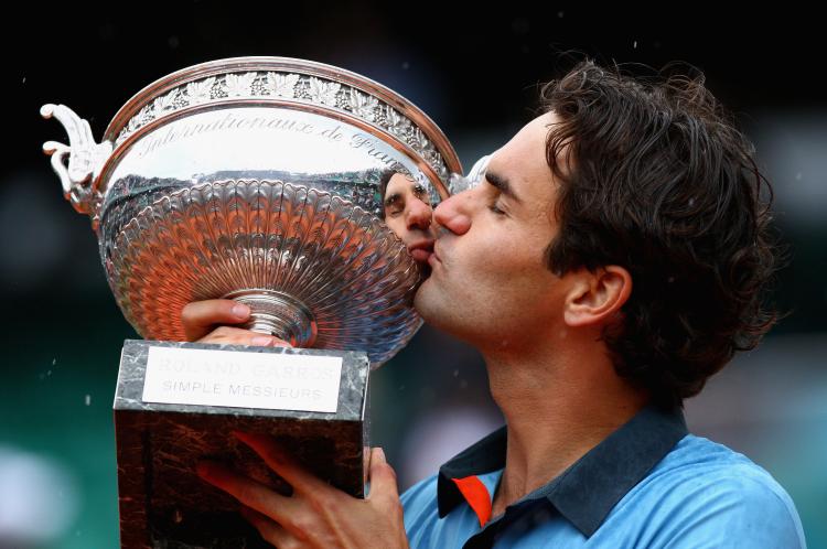 FRENCH OPEN CHAMPION: Switzerland's Roger Federer showed a lot of emotion after winning his first title at Roland Garros. (Ryan Pierse/Getty Images)