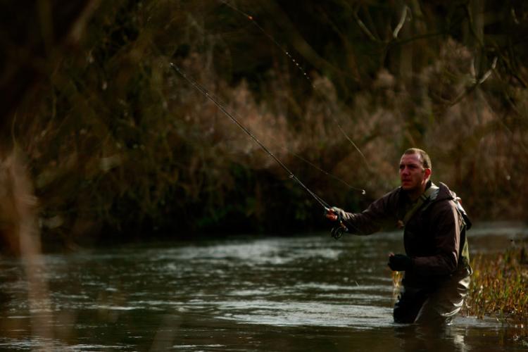Fly-fishing, one of the popular recreational sports to be surveyed by the United States Census Bureau. (Dan Istitene/Getty Images)