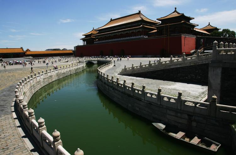 The Ancient Chinese theory of Five Elements was used for color selections in the Forbidden City during the Ming and Qing Dynasties. (Guang Niu/Getty Images)