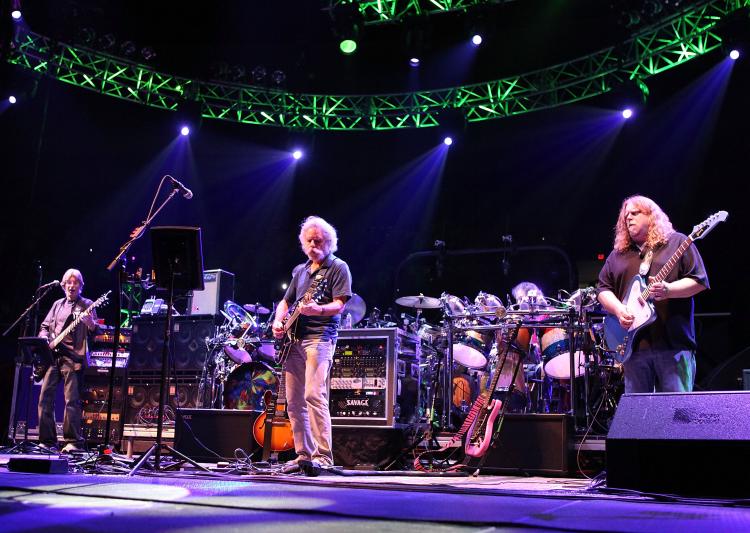 Members of The Dead (L-R): Phil Lesh, Bob Weir and Warren Haynes perform on May 9, 2009 at The Forum in Los Angeles, California. The Dead, will be headlining San Francisco's Outside Lands music festival. (Vince Bucci/Getty Images ) Members of The Dead (L-R): Phil Lesh, Bob Weir and Warren Haynes perform on May 9, 2009 at The Forum in Los Angeles, California. The Dead, will be headlining San Francisco's Outside Lands music festival. (Vince Bucci/Getty Images )