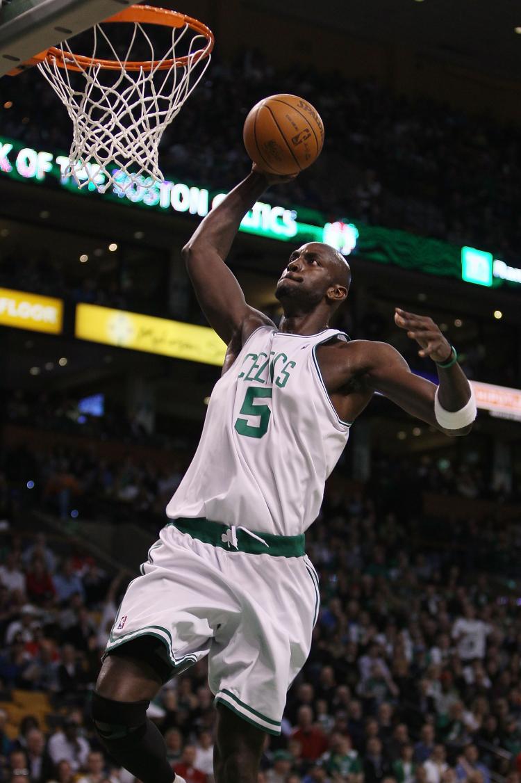 GARNETT'S LAST STAND: Veteran Kevin Garnett probably won't be leading the Celtics charge anymore after this season's playoffs.