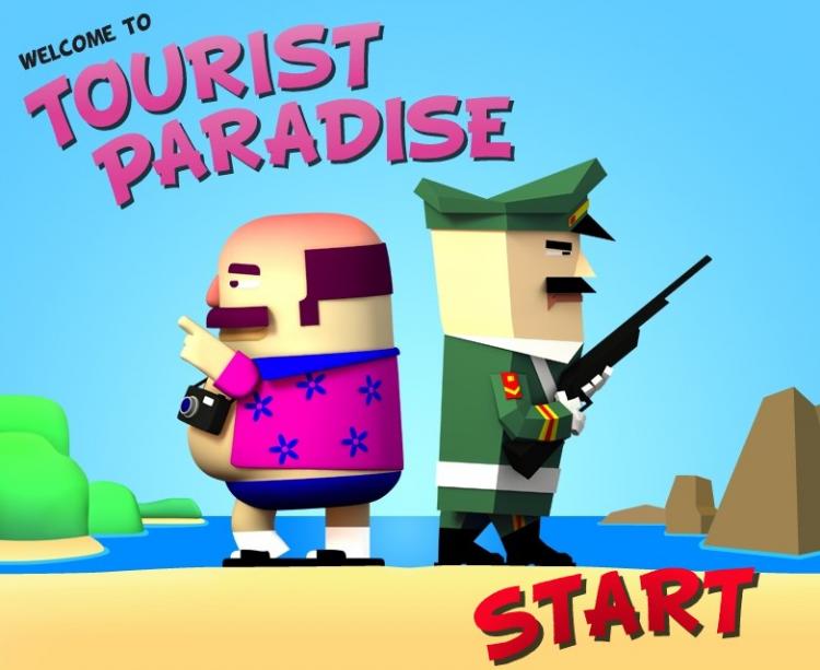 Screen shot from online game,'Welcome to the Tourist Paradise.' (ISHR and Frankfurt Ad Agency Leo Brunett)