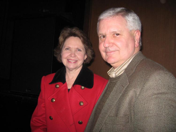Dr. and Mrs. Ham at the 'Spectacular' in Portland (The Epoch Times)