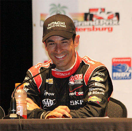 Helio Castroneves qualified fifth. (James Fish/The Epoch Times)