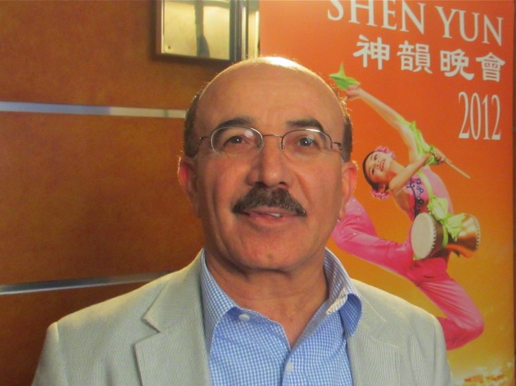 Kevin Badin attends Shen Yun