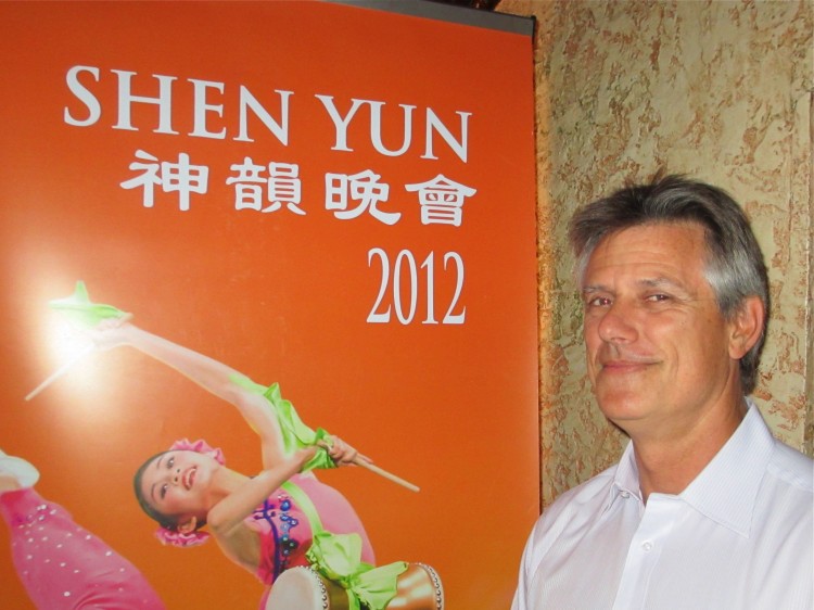 Anthony Steel attends Shen Yun 