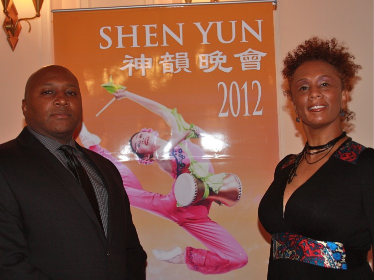 Mike Holeman and Maia La Ville attend Shen Yun