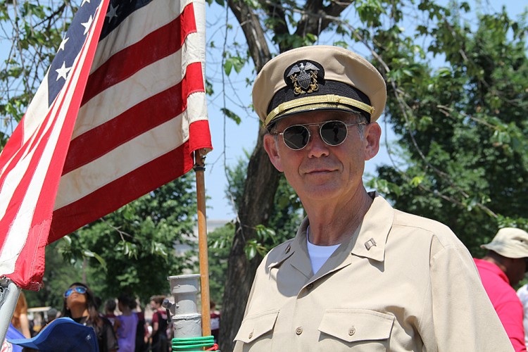 Richard Baldwin, a retired naval officer