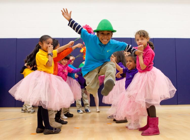 Kids from Haven Academy Charter School in the Bronx rehearse and perform the 'Nutcracker' ballet. The 175 children are from kindergarten through third grade. The workshop was held by two professional dancers from Ballet Ambassador's Inc., a nonprofit organization that gives children and teens in schools, afterschool programs, and homeless shelters the chance to learn basic ballet steps, practice scenes from the 'Nutcracker', and then perform, dressed in costumes, for parents, peers, and staff. (The Epoch Times) Kids from Haven Academy Charter School in the Bronx rehearse and perform the 'Nutcracker' ballet. The 175 children are from kindergarten through third grade. The workshop was held by two professional dancers from Ballet Ambassador's Inc., a nonprofit organization that gives children and teens in schools, afterschool programs, and homeless shelters the chance to learn basic ballet steps, practice scenes from the 'Nutcracker', and then perform, dressed in costumes, for parents, peers, and staff. (The Epoch Times)