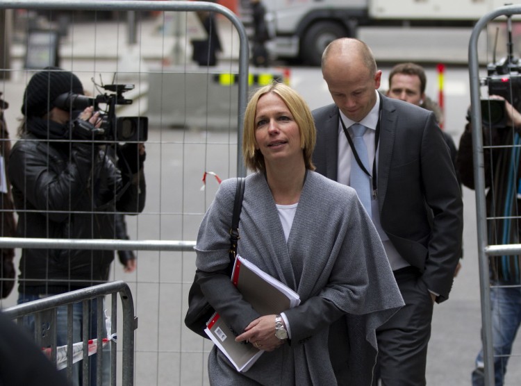 State prosecutors Svein Holden and Inga Bejer Engh