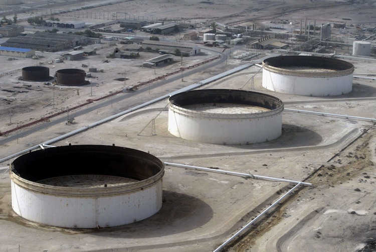 Iran's Lavan oil refinery