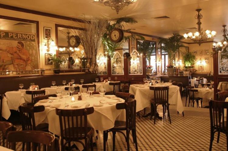 The interior of L'Absinthe Brasserie, a Persian restaurant at 227 East 67th Street, New York  (Courtesy of L'Absinthe)