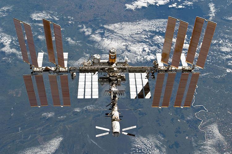 The International Space Station on Mar. 7, 2011. (NASA)