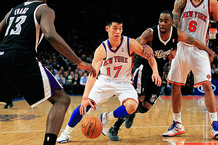 Jeremy Lin (17) hasn't even been a star for two weeks, but he's made a huge impact already. Chris( Trotman/Getty Images)