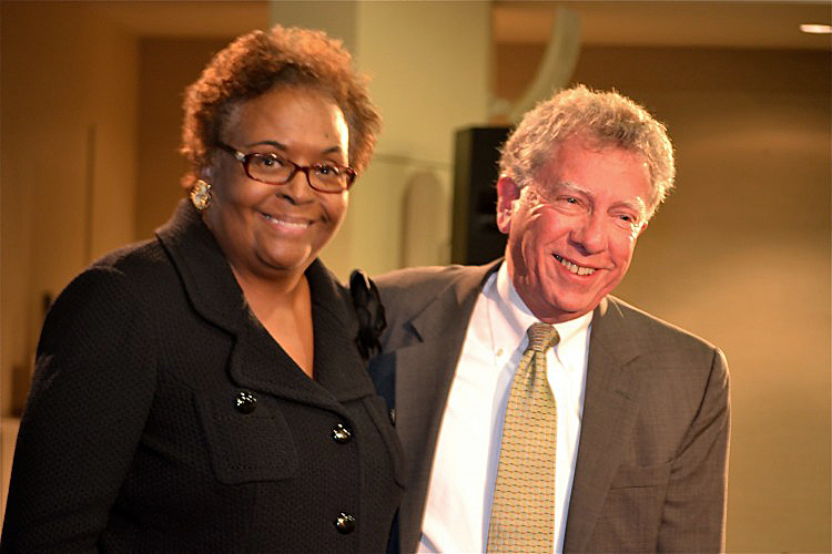 Joyce Ladner (L) and Hank Klibanoff