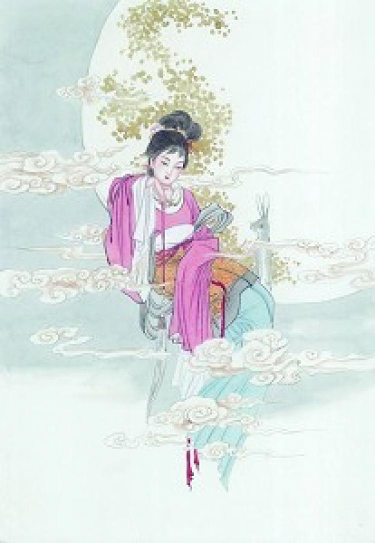 The Lady of the Moon adds an air of romance to the Mid-Autumn Festival.  (The Epoch Times)
