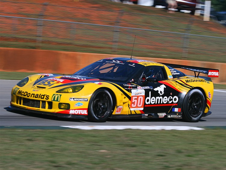 The No. 50 Larbre Corvette finished second in class at Petit Le Mans and won its class at Le Mans. (James Fish/The Epoch Times)