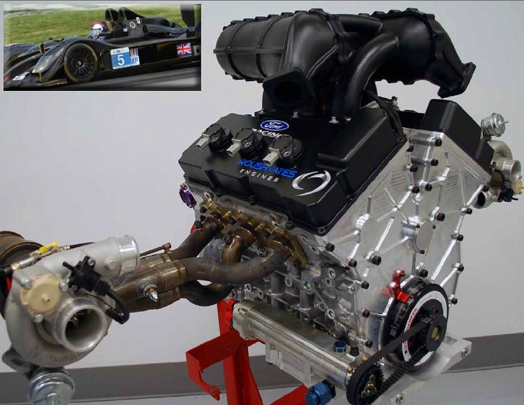 The new Libra Radical's Ford-based 3.2-liter Roush Yates turbocharged V6 has yet to run in competition. (Blackngold.com)