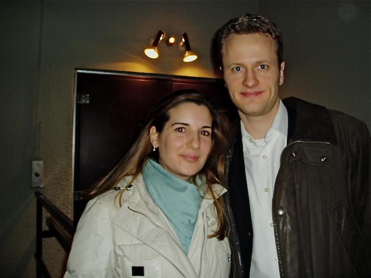 Mr. Volker, a German banker, and his wife. (Liu Wei/The Epoch Times Staff)