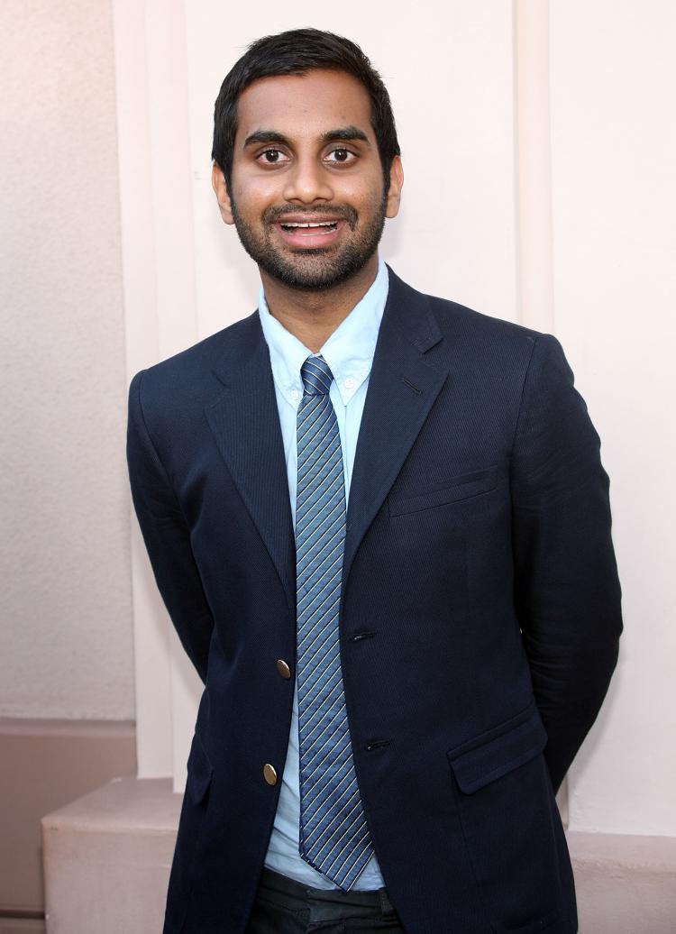 Actor Aziz Ansari attended the screening of 'Parks and Recreation' at the Leonard H. Goldenson Theatre on May 19 in North Hollywood, California. Ansari is hosting the MTV Movie Awards on the evening of June 6. (Frederick M. Brown/Getty Images)