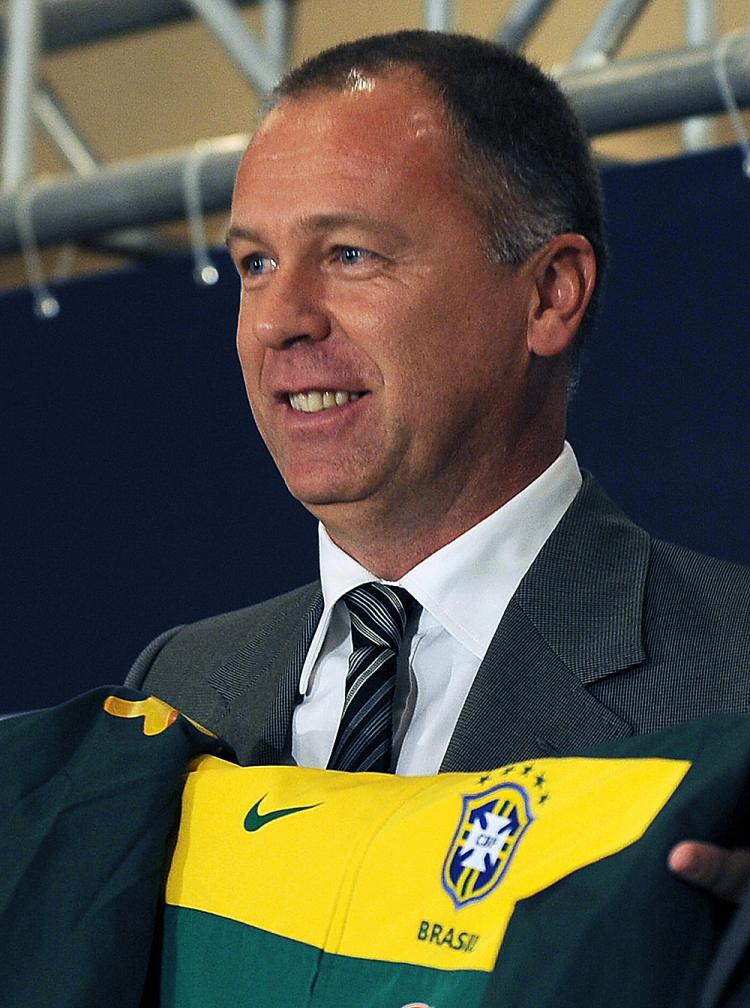 NEW COACH: Mano Menezes takes over Brazil after the firing of Dunga. (Vanderlei Almeida/AFP/Getty Images)