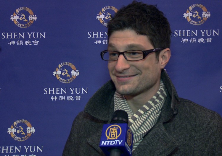 MarkLoebach01 Mark Loebach at Shen Yun Preforming Arts in Pittsburgh on Feb. 2. (The Epoch Times)