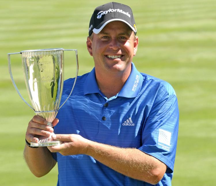 Matt Bettencourt wins the Reno-Tahoe Open held at the Montreux Golf and Country Club, July 18, 2010, Reno, NV. (Marc Feldman/Getty Images)