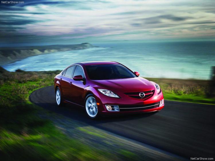 File photo of the 2009 Mazda 6 sedan. Japanese automaker Mazda is recalling 52,000 of its 2009-2010  mid-sized sedan Mazda6 models, not because of a defect with manufacturing, but due to spiders. (Courtesy of netcarshow)