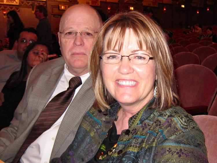 Andy and Melinda Bush attended the third performance of Shen Yun Performing Arts on Saturday evening, April 16. (Valerie Avore/The Epoch Times)