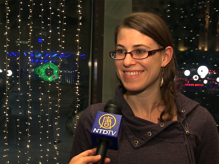 Dancer Melissa Valiquette was awed