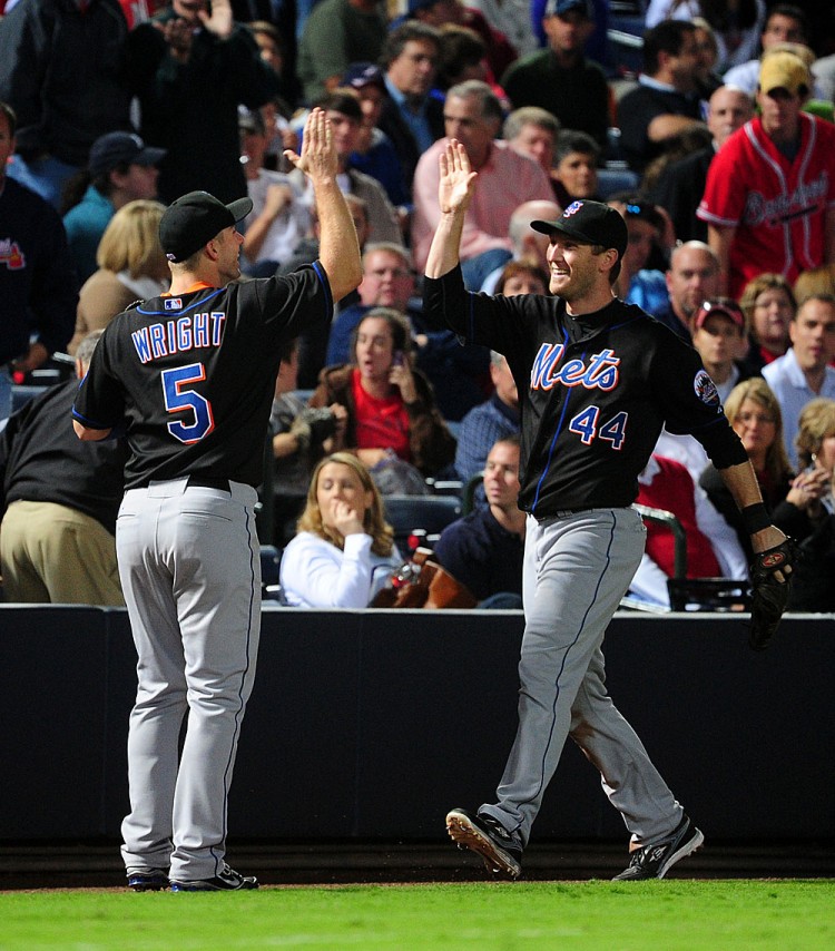 David Wright (left) and Jason Bay should enjoy Citi Field's new dimensions. (Scott Cunningham/Getty Images)