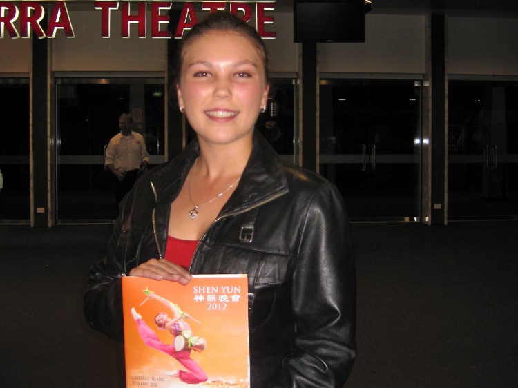 Mia Van Der Westhuizea attends Shen Yun