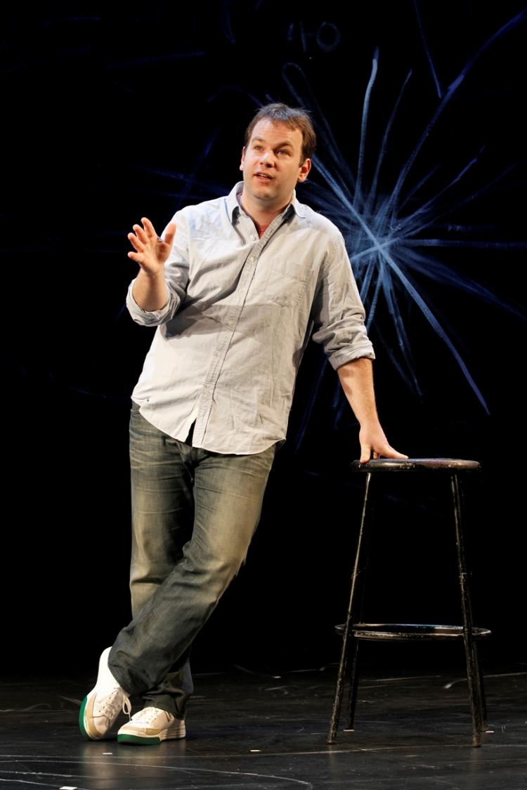 ONE-MAN SHOW: Mike Birbiglia in Mike Birbiglia's My Girlfriends Boyfriend. (Joan Marcus)