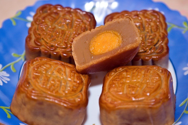 The most popular moon cakes in China. (Jason Wang/The Epoch Times)