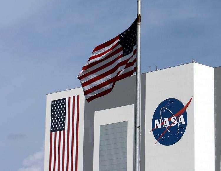 The NASA vehicle assembly building at the at the Kennedy Space Center in Cape Canaveral, Florida. NASA officials and their German counterparts have approved the joint continuation of the Gravity Recovery and Climate Experiment (GRACE)  (Eliot J. Schechter/Getty Images)