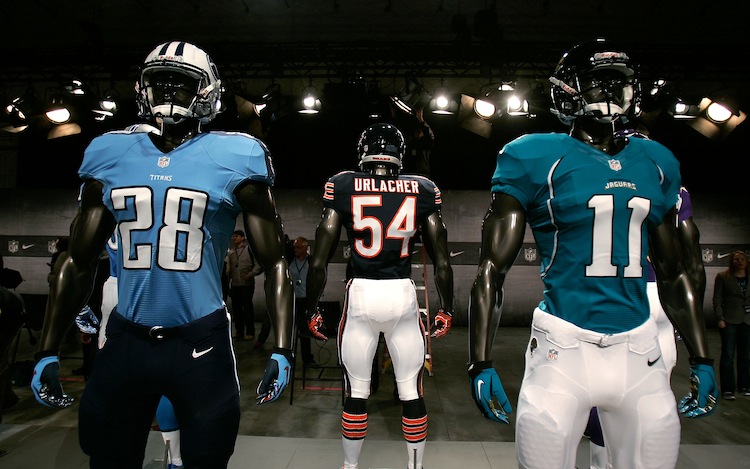 Nike Unveils New NFL Uniforms