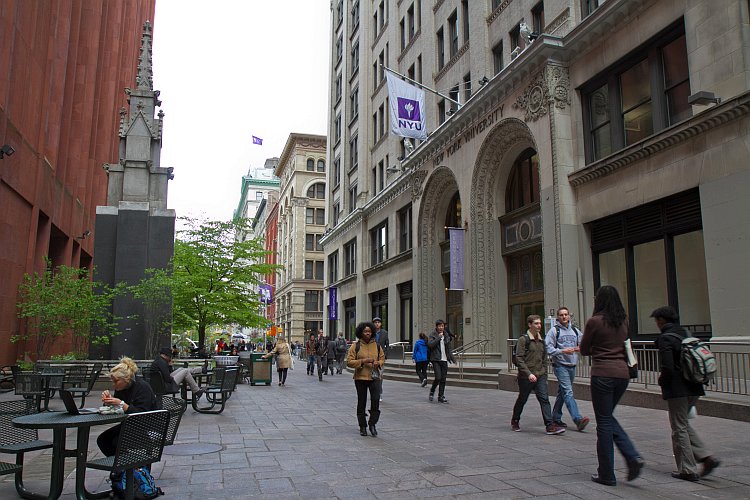 Obama student loans, A view of the NYU campus