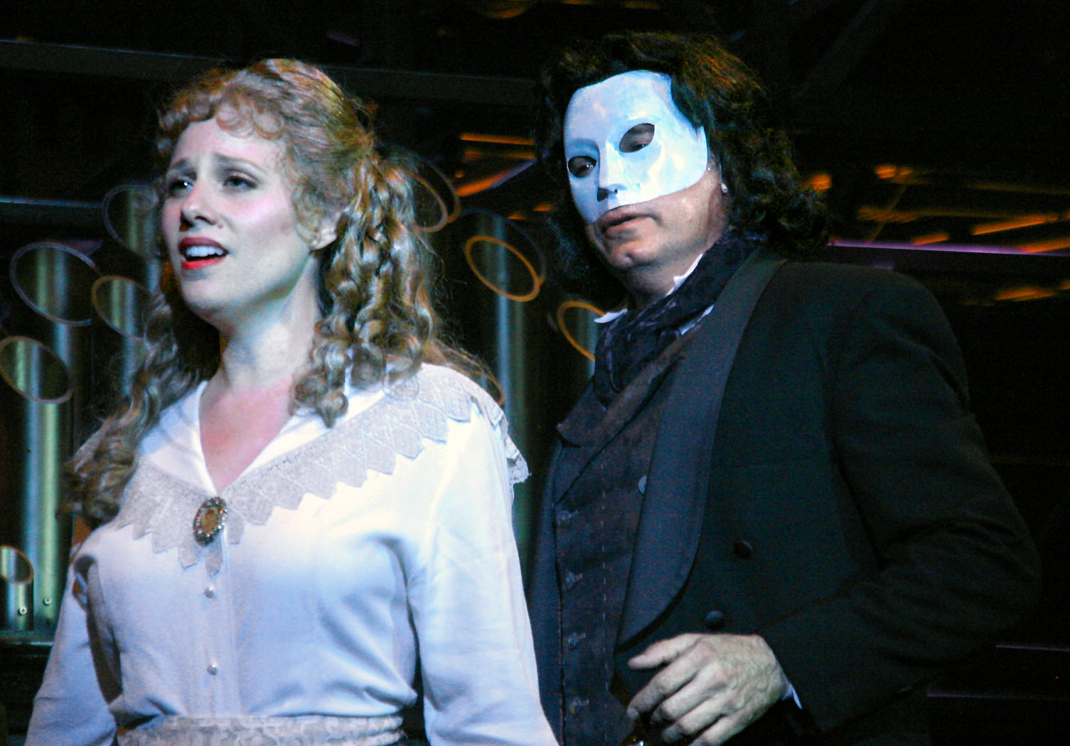 Johanna McKenzie Miller and Larry Adams in what fans call the smarter  Phantom (Greg Kolack)