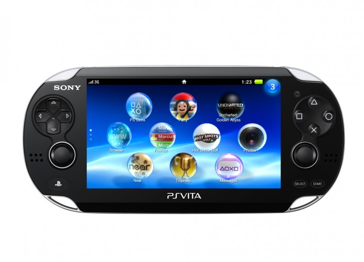 NEXT GENERATION: The Sony PlayStation Vita to be released in the West in early 2012 is based on high-end tablet technology and has more total system memory than the PlayStation 3.  (Sony Computer Entertainment Inc.)