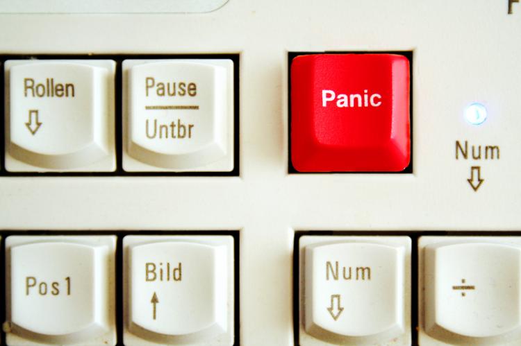 After the panic in the financial markets, the government might panic also ensues. (Rolf van Melis/Pixelio)