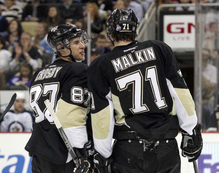  With the return of Sidney Crosby to aid Hart Trophy candidate Evgeni Malkin, the already-formidable Pittsburgh Penguins have become the NHL's hottest team, threatening to take over first place in the Eastern Conference. (Justin K. Aller/Getty Images)