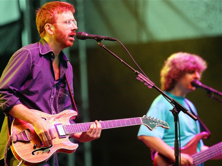 Phish Members Trey Anastasio and Mike Gordon. (Scott Gries/Getty Images)