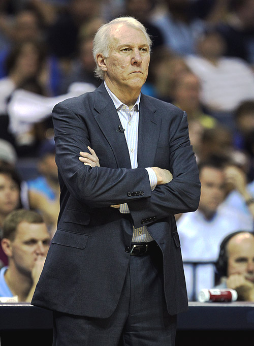 The Coach of the Year Award is the second for Popovich. Andy Lyons/Getty Images