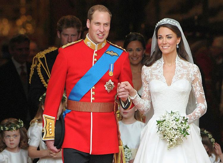 CAPTIVATING: Britain's Prince William and his wife Kate, Duchess of Cambridge, come out of Westminster Abbey in London, after their wedding service, on April 29. About 5.5 million Australians tuned in to watch the Royal Wedding. (Carl de Souza/AFP/Getty Images)