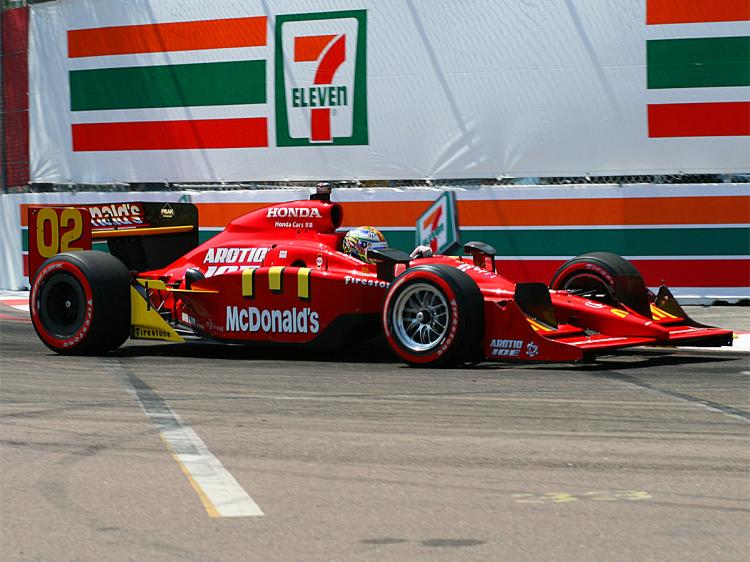 Graham Rahal won the pole at the 2009 IndyCar St. Pete Grand Prix, the youngest driver to do so. (James Fish/The Epoch Times)