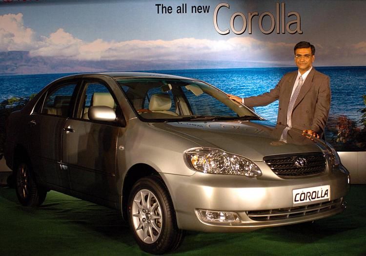 The 2005 Toyota Corolla is the first model with a possibly faulty ECM. (Manan Vatsyayana/AFP/Getty Images)
