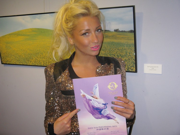 Regina+Leahy+2 U.K.-based Singer Georgina Leahy was among the audience members enjoying Shen Yun Performing Arts at the Fred Kavli Theatre