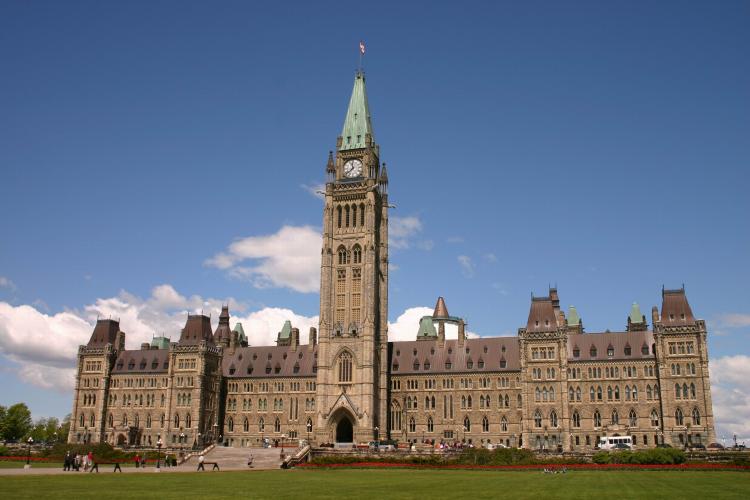 Centre Block on Parliament Hill in Ottawa, the seat of Canada's government. (Jan Jekielek/The Epoch Times)