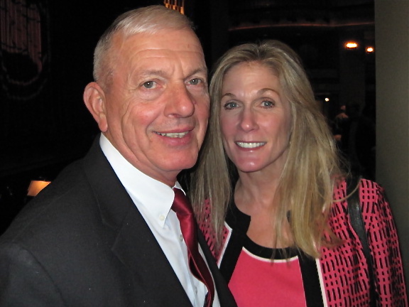 Joe Maher with Sylvia Carr attending Shen Yun